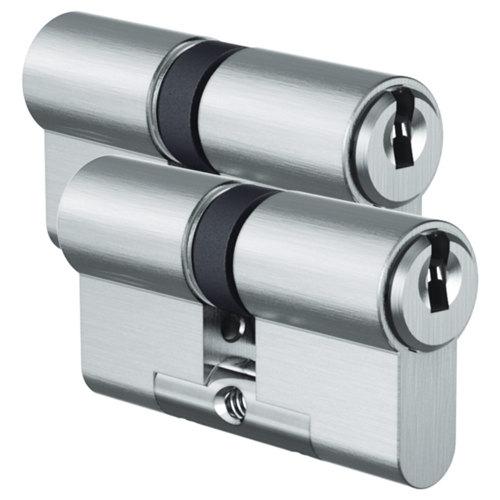 EVVA ICS Keyed Alike Pair DZ Double Euro Cylinder 6 Keys TS007 3*