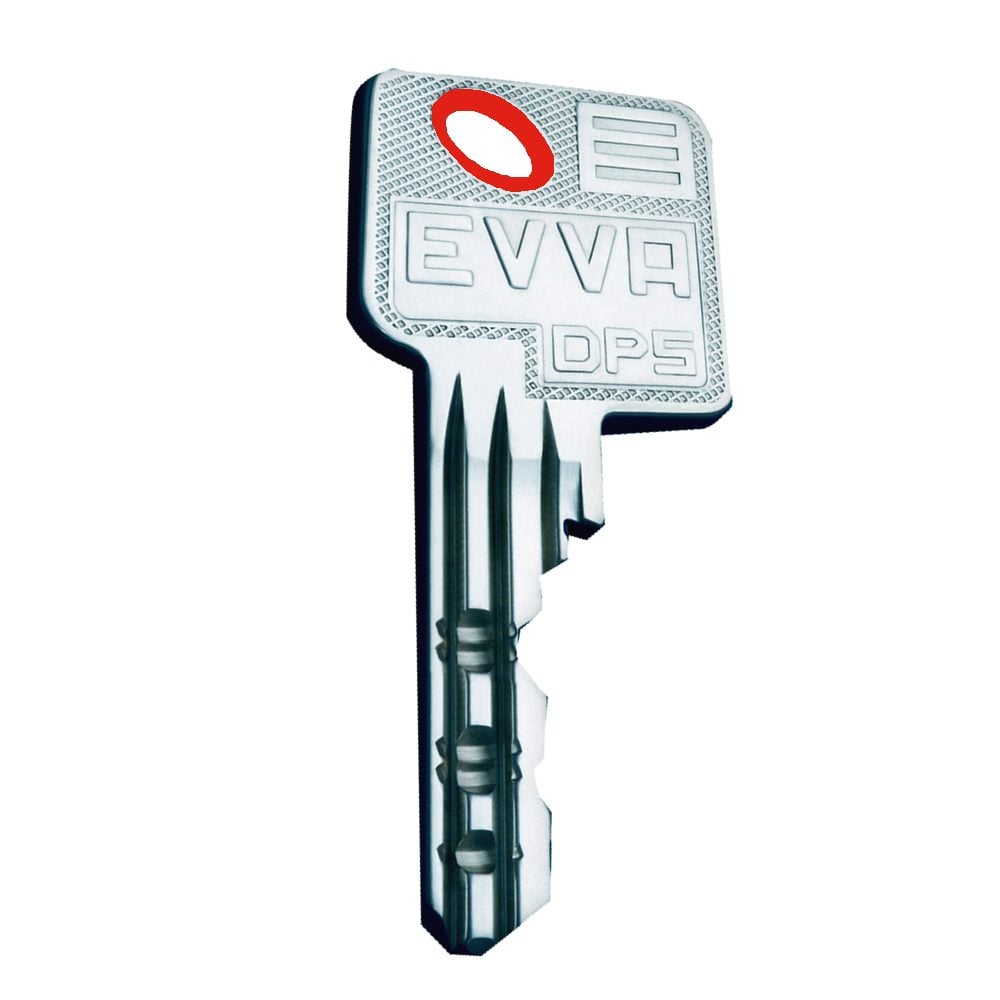 EVVA Key Tag SKR-C - L13865 - Red - TAG-RED