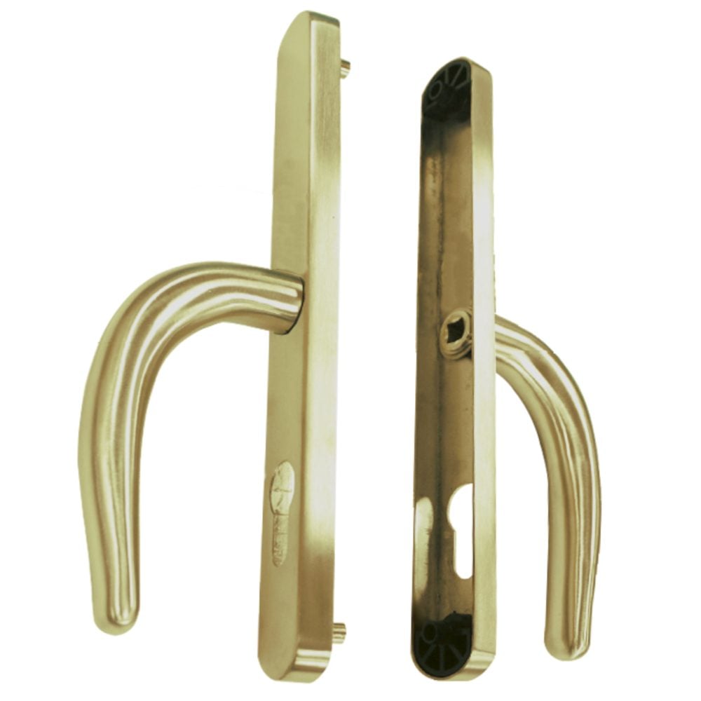 FULLEX Nanocoast Plate Mounted Lever Handle Furniture - L28734 - Gold - DH243H68PVDGNANO