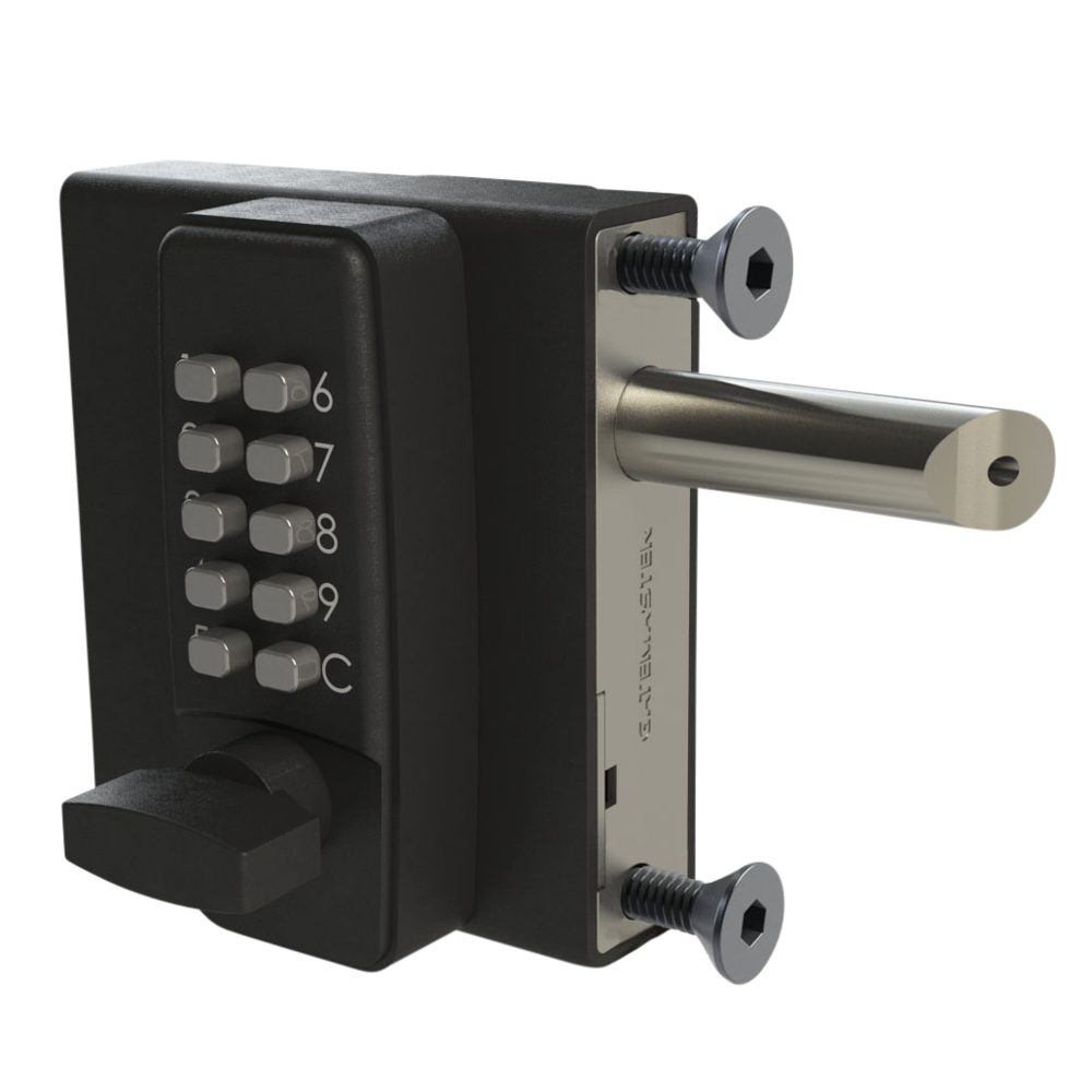 GATEMASTER DGL Digital Gate Lock - L26918 - Black - DGL01