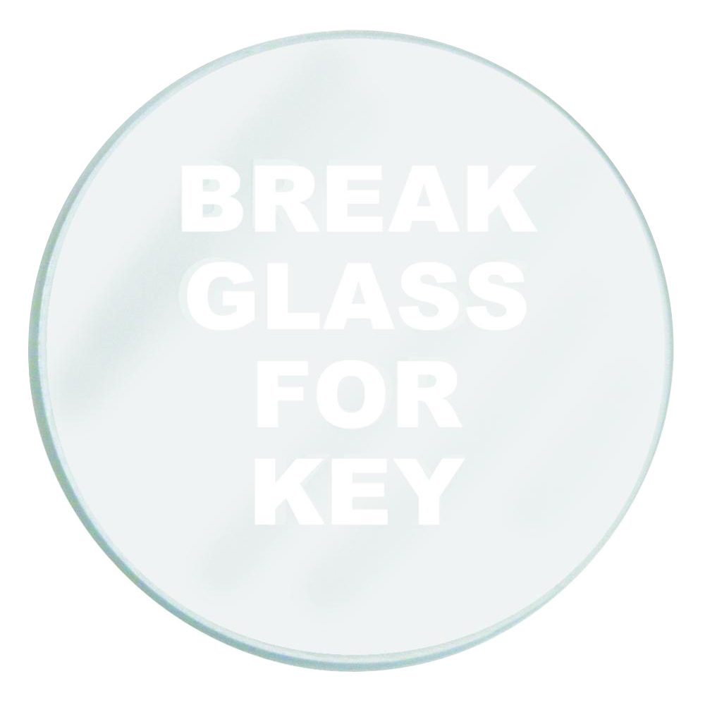 GLENDENNING Spare Glass To Suit Emergency Key Box