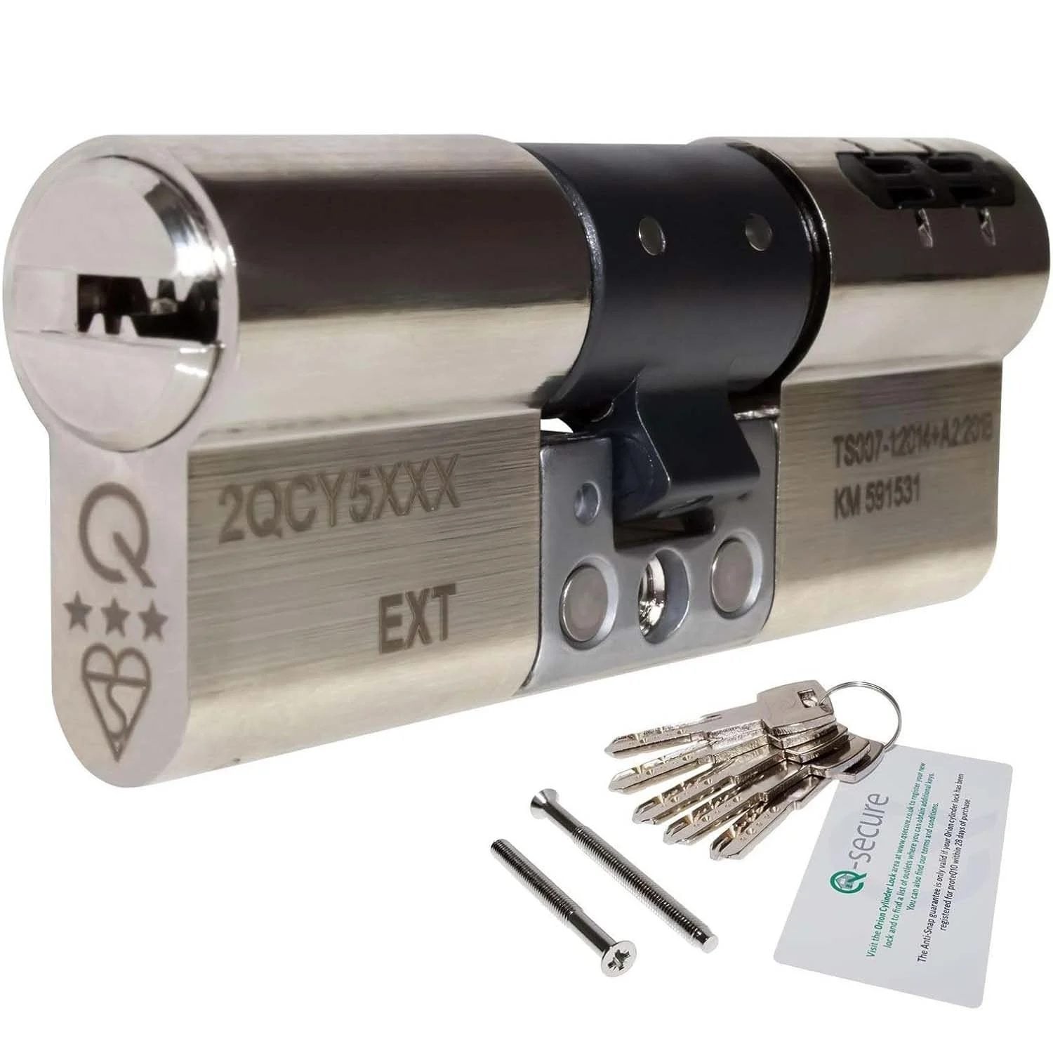 GreenteQ Orion BS TS007 3 Star Euro Cylinder