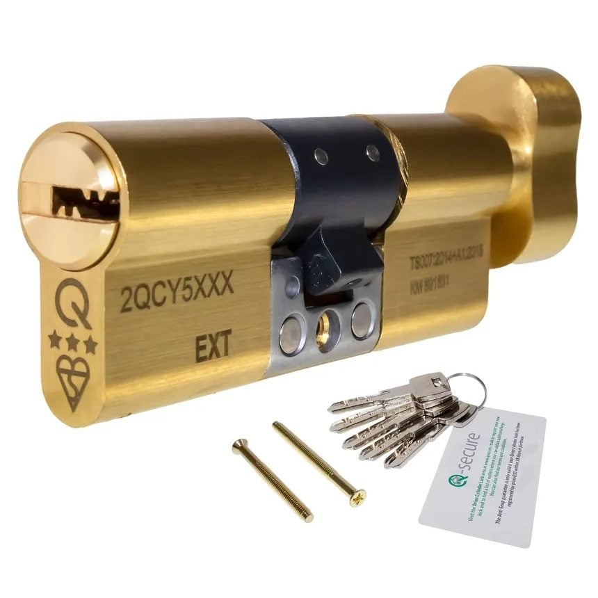 GreenteQ Orion BS TS007 3 Star Euro Thumb Turn Cylinder