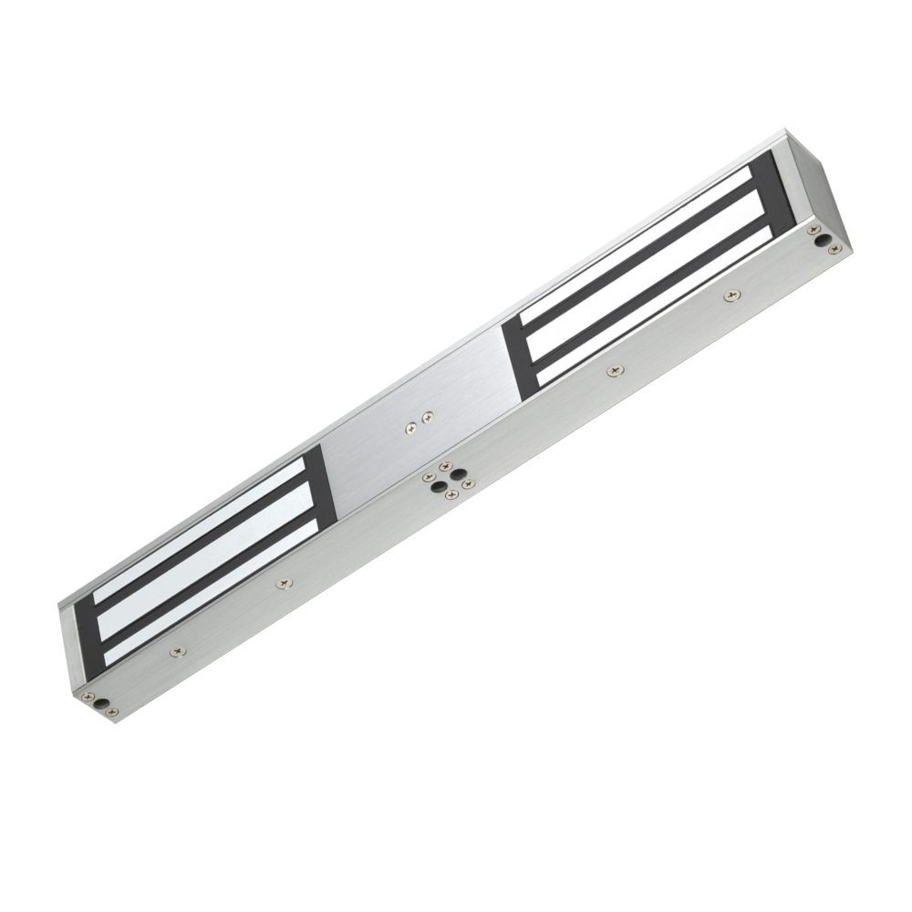 ICS A-Series 12/24VDC Standard Double Magnet - L32523 - Satin Anodised Aluminium - U10060