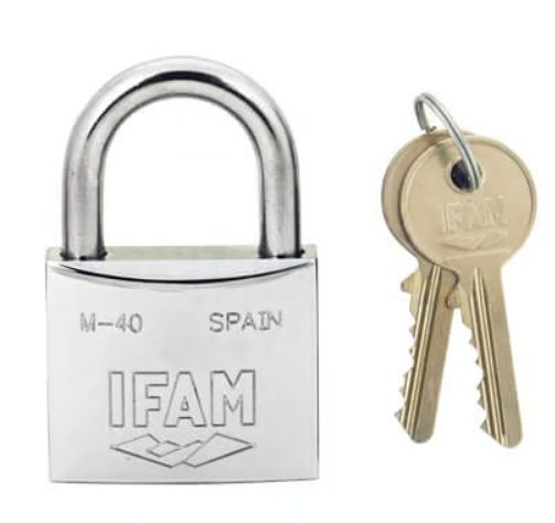 IFAM Stainless Steel Open Shackle Padlock 40mm