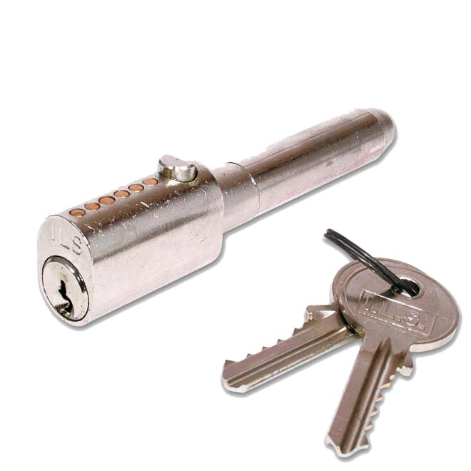ILS Lock Sys FDM005 Oval Bullet Lock - L9278 - Chrome Plated - FDM.005-1 KD