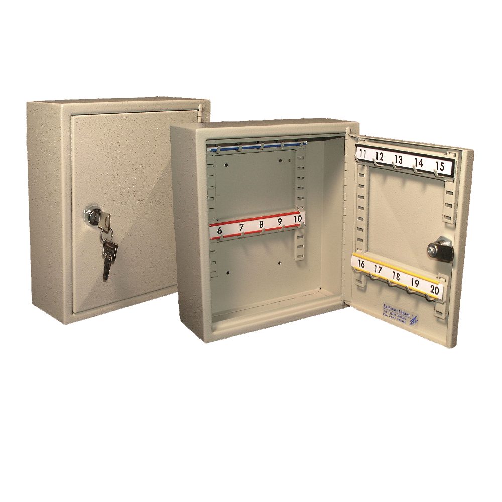 KEYSECURE KS Key Cabinet - L8163 - Grey - KS20
