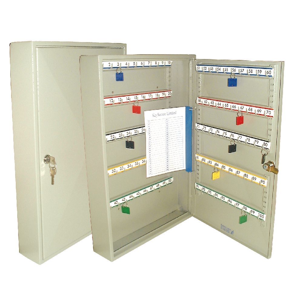KEYSECURE KS Key Cabinet - L8169 - Grey - KS100