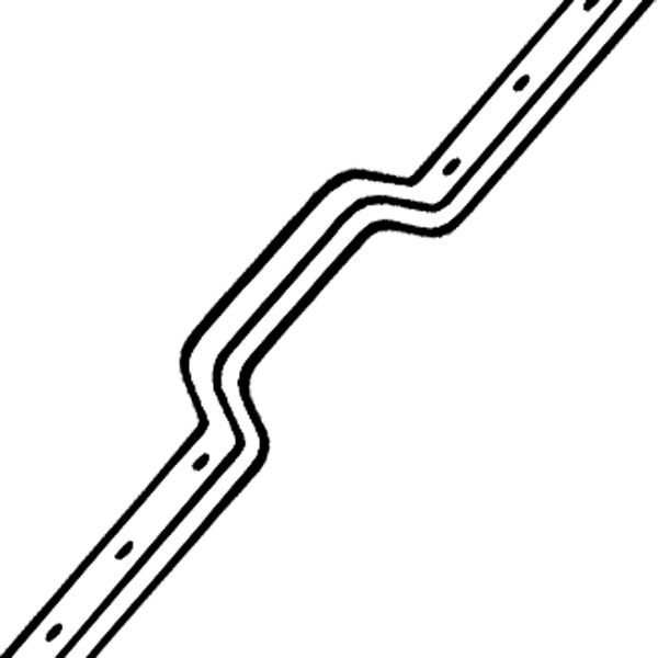 KICKSTOP 2609 16mm London Door Bar