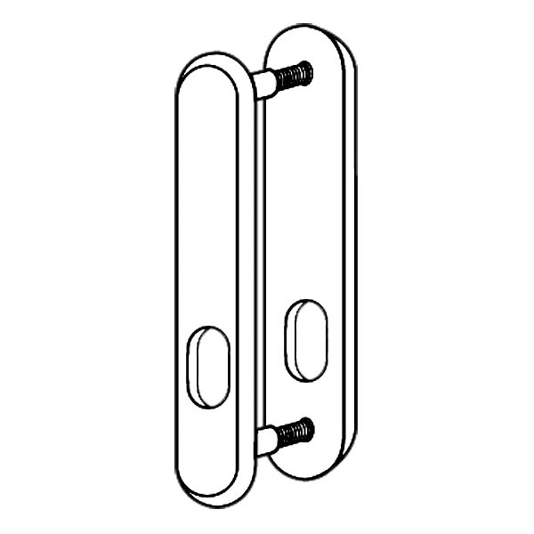 KICKSTOP 9600 188mm LockGuard - L31569 - White - 9600OVWH