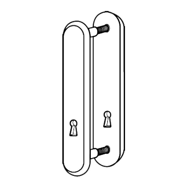 KICKSTOP 9600 188mm LockGuard - L8008 - White - 9600UKWH