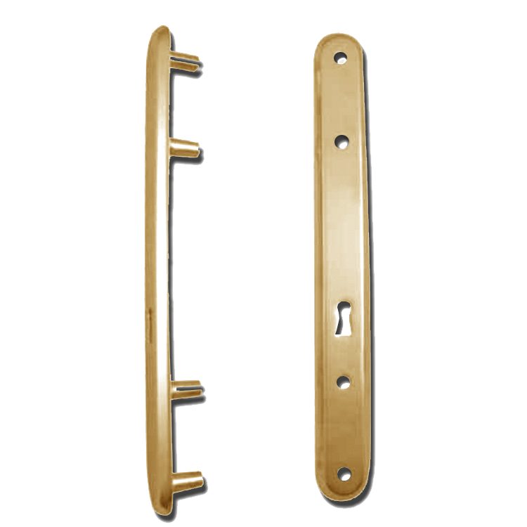 KICKSTOP 9601 300mm LockGuard - L8011 - Polished Brass - 9601UKPB
