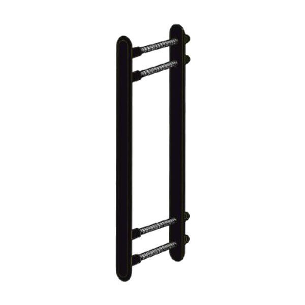 KICKSTOP 9602 Door FrameGuard - L8369 - Black - 9602BLK