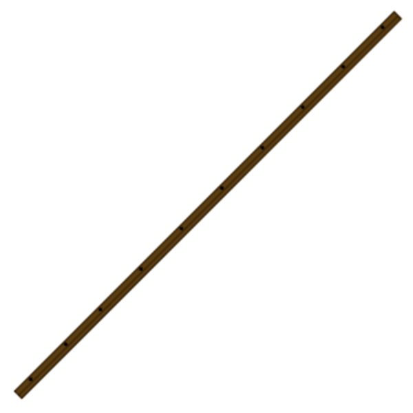KICKSTOP 9614 16mm Birmingham Door Bar