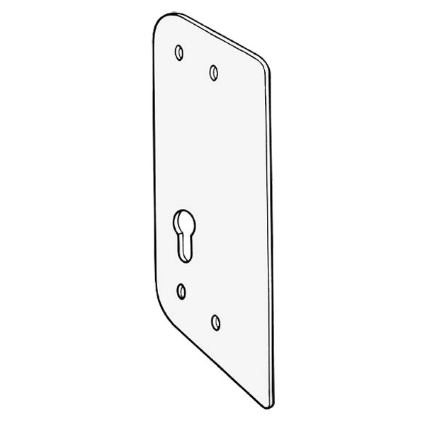 KICKSTOP AT3EU Extra Long Anti-Thrust Plate To Suit Euro Deadlocks