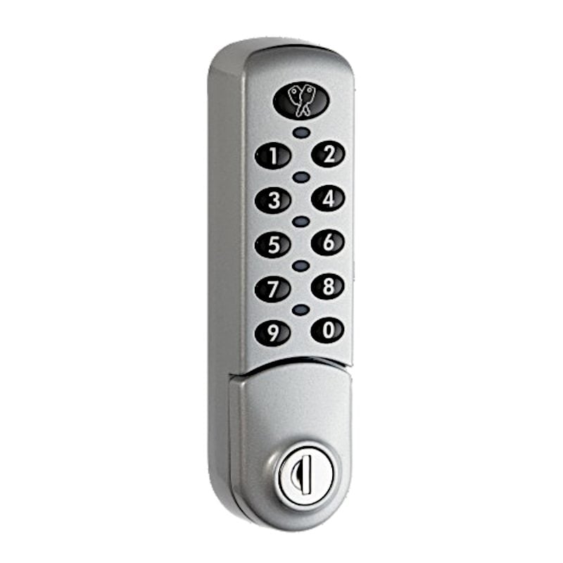 L&amp;F 3780 Digital Combination Lock - L31306 - Silver - 3780809