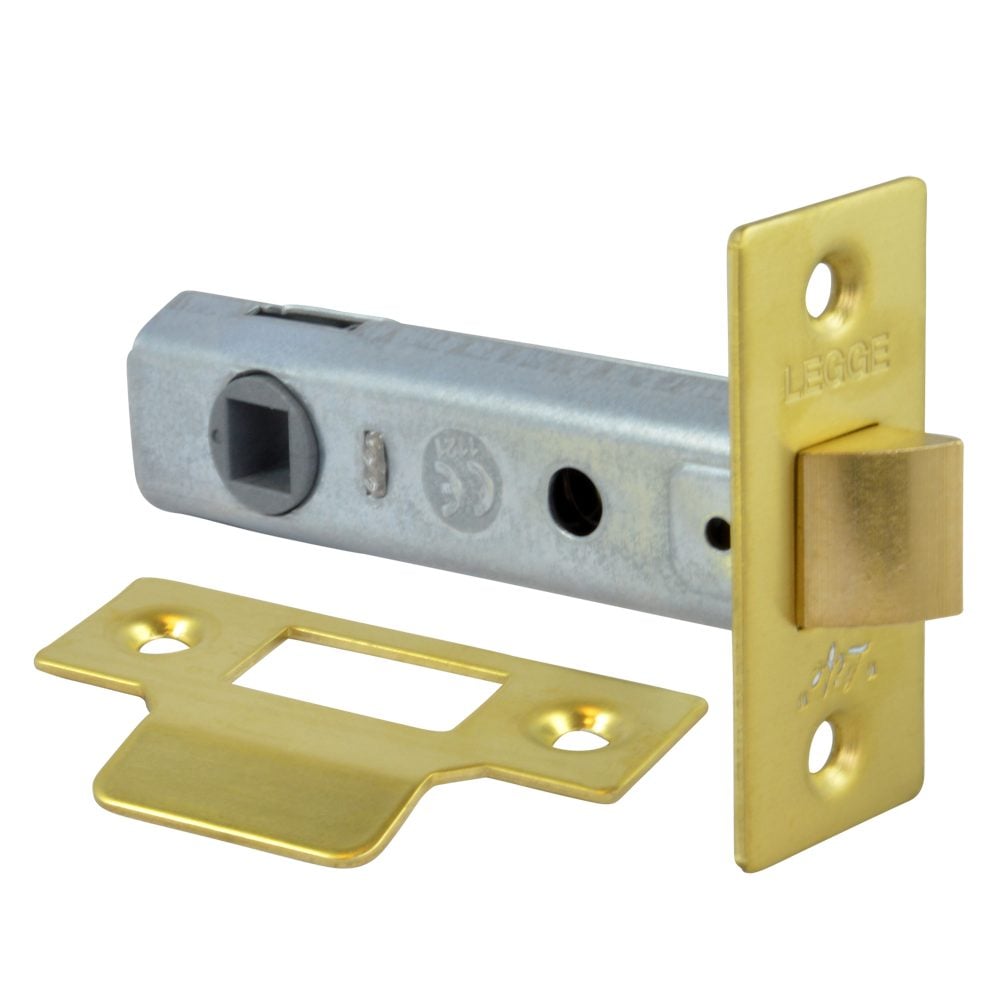 Legge 3721 &amp; 3722 Tubular Latch - 7773 - Polished Brass - 3722