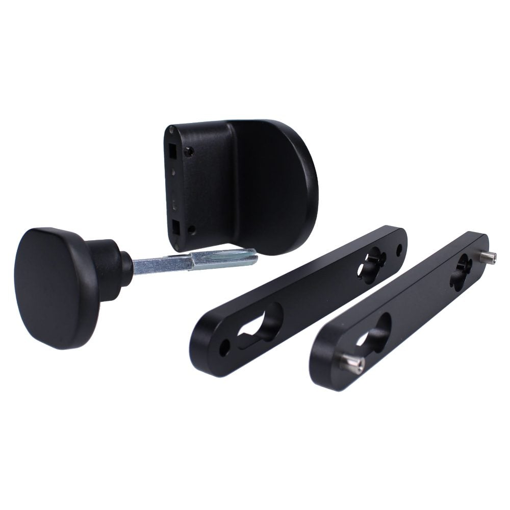 LOCINOX 3006HOLD-PAD Gate Handle Set With Fixed And Rotating Action
