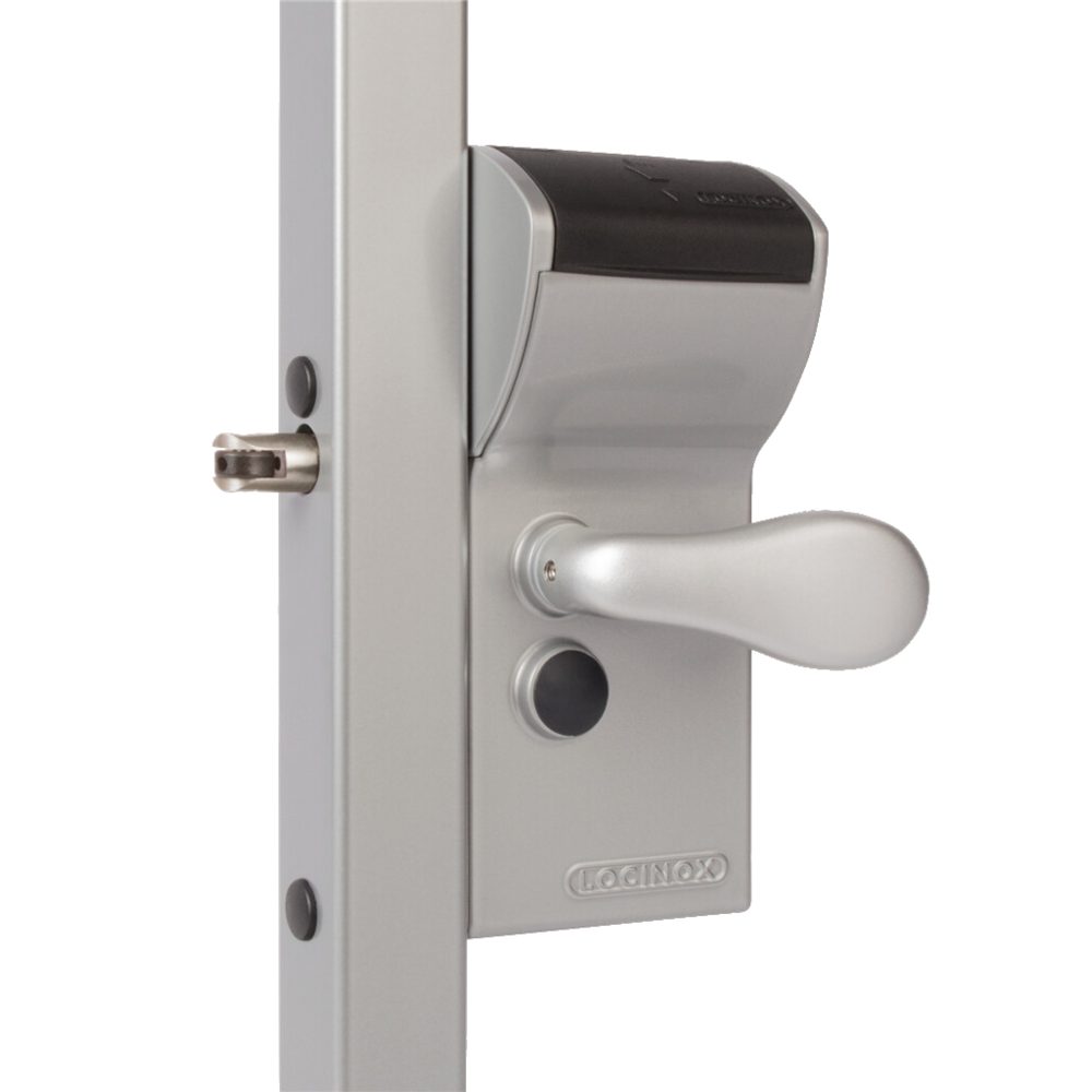 LOCINOX Free Vinci Surface Mounted Mechanical Digital Code Gate Lock - L30740 - Silver - 606219