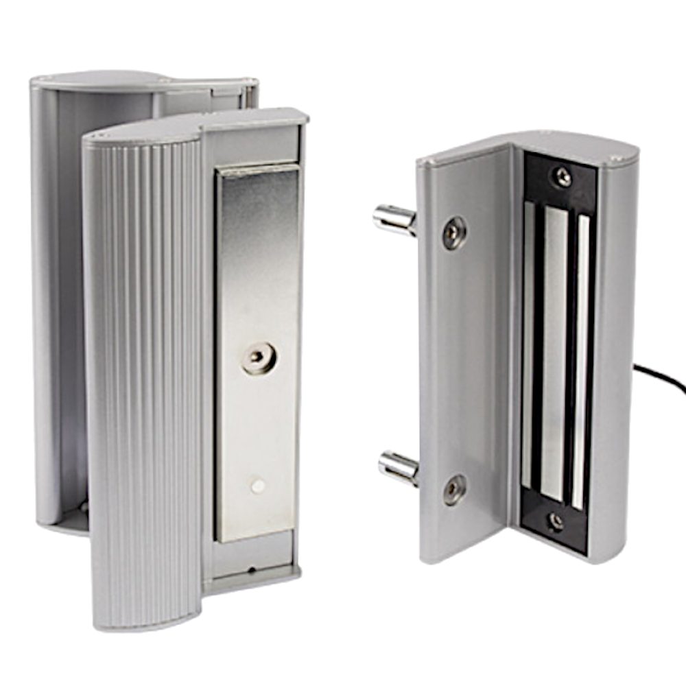 LOCINOX Surface Mounted MAG3000 Electromagnetic Gate Lock With Integrated Handle