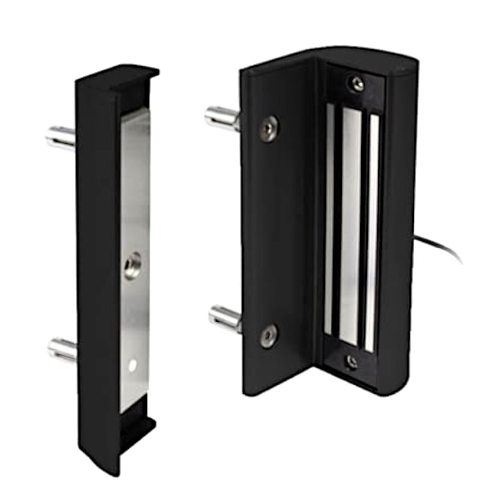LOCINOX Surface Mounted MAGMAG3000 Electromagnetic Gate Lock Without Handle - L34586 - Black - 605015