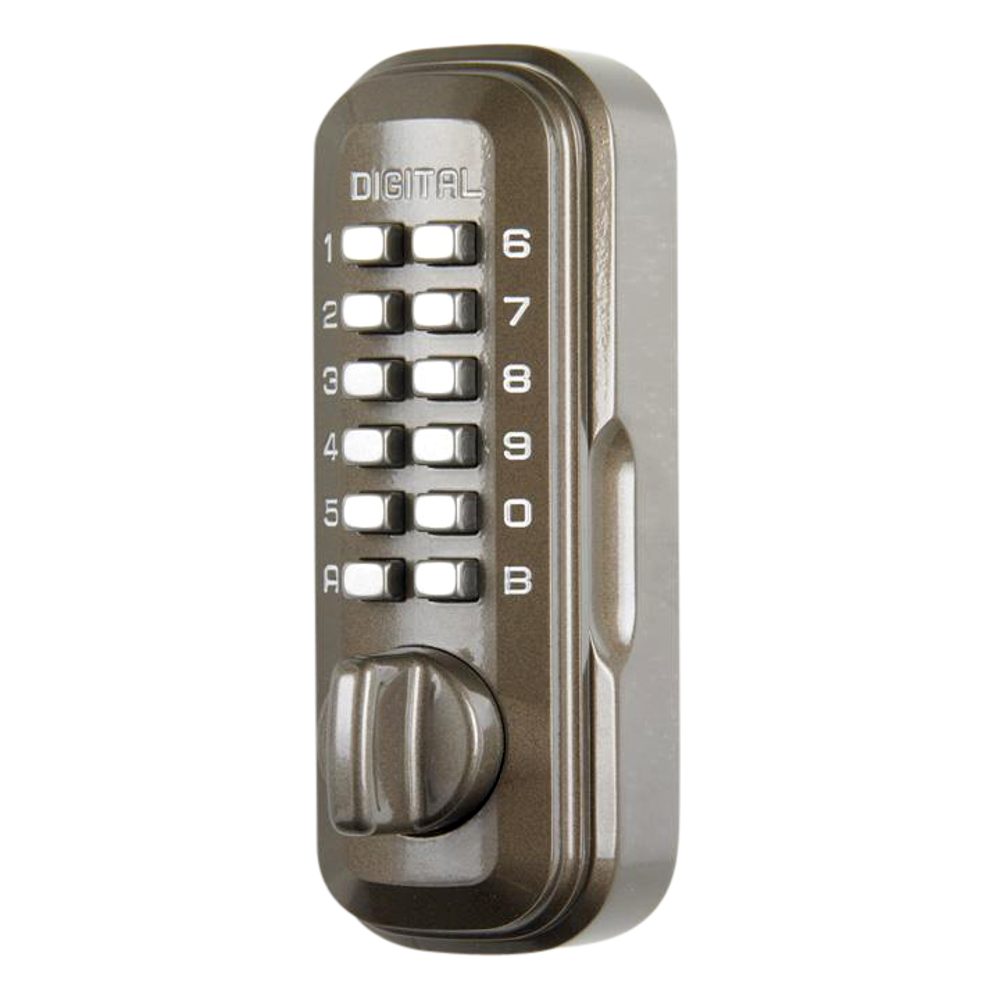 LOCKEY Digital Lock Key Safe - L16459 - Brown - LOCK BOX BR