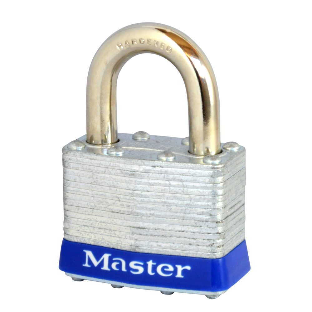 MASTER LOCK Open Shackle Unassembled Laminated Padlock