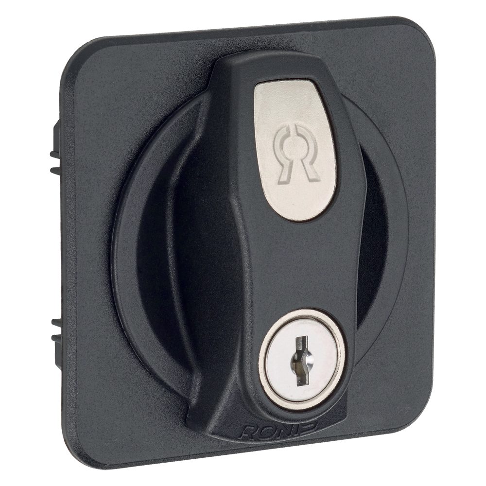 RONIS 23900 Master Keyed Black Flush Fit Handle
