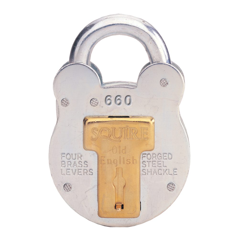 SQUIRE 220, 440 &amp; 660 Old English Padlock - 913 - 660KA PES6