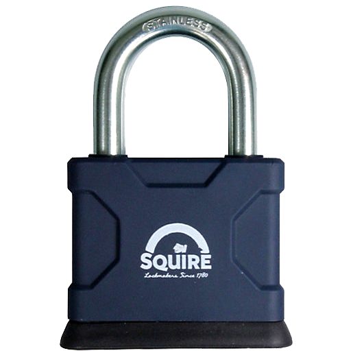 SQUIRE ATL42S &amp; ATL52S All Terrain Rustproof Open Shackle Brass Padlock - L31698 - ATL52S