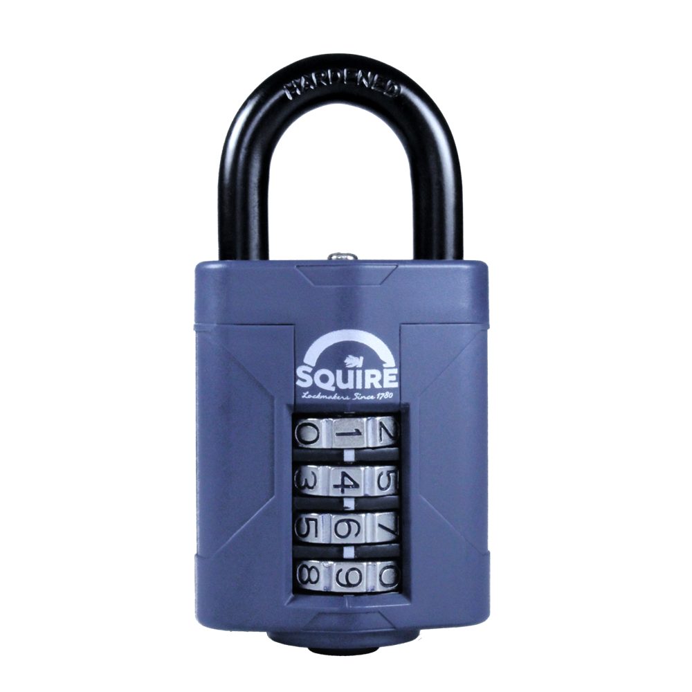 SQUIRE CP50 Series 50mm Steel Shackle Combination Padlock - L17113 - Blue - CP50