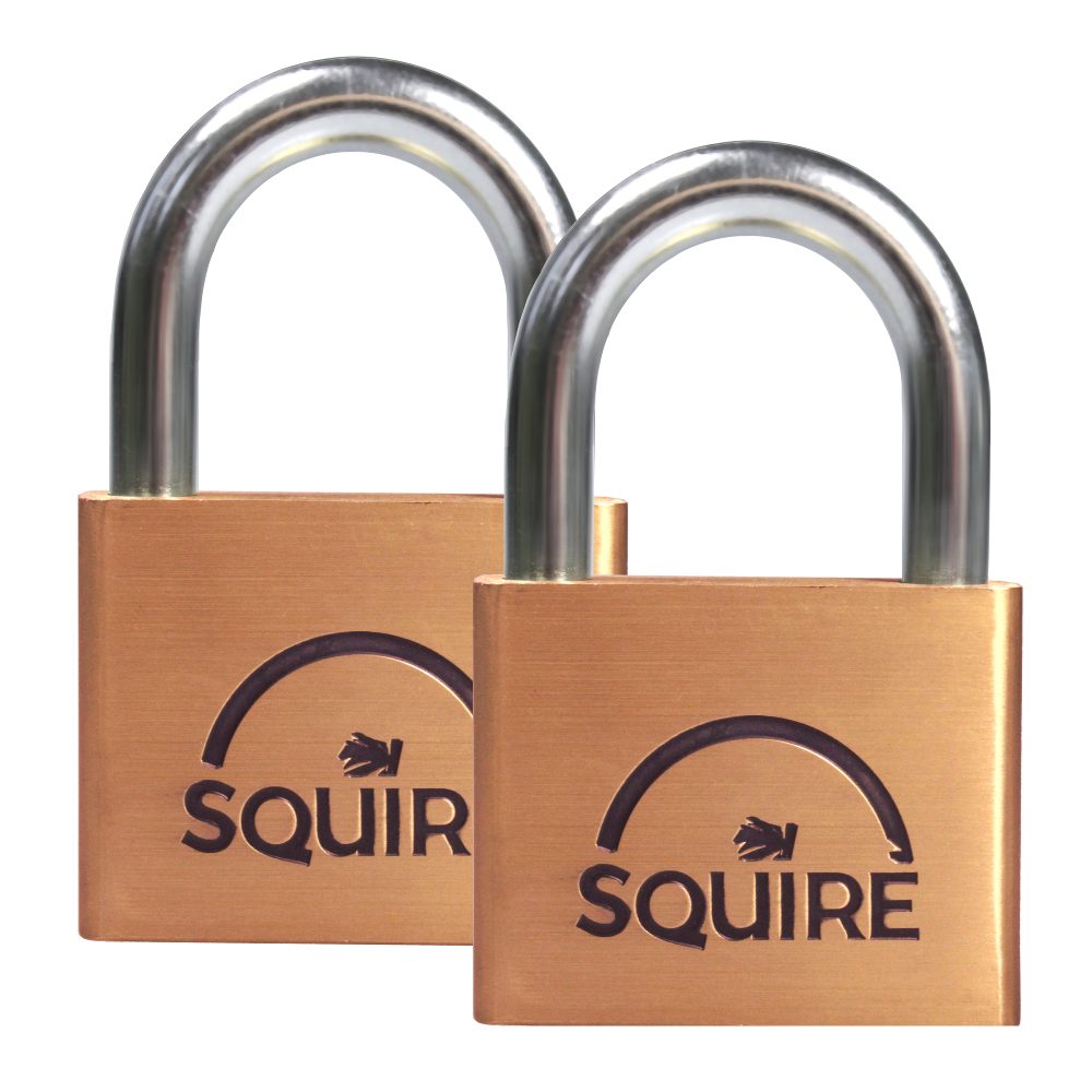 SQUIRE Lion Brass Open Shackle Padlock KA - L30120 - LN5T