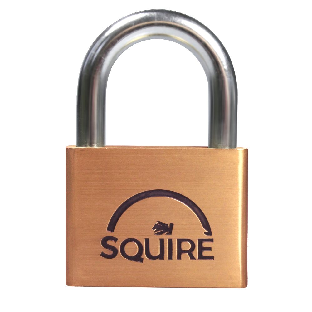 SQUIRE Lion Brass Open Shackle Padlock KA - L30130 - KA1 LN60 KEY NO. 24342