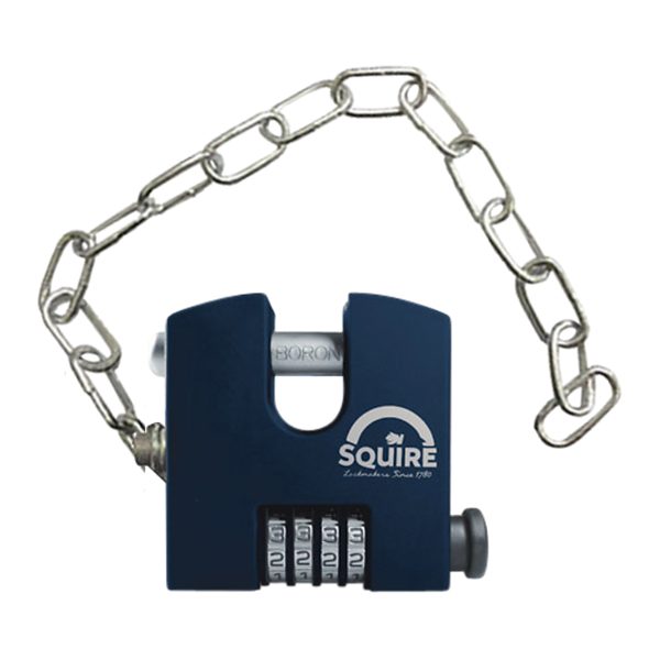 SQUIRE SHCB Sliding Shackle Combination Padlock - L16142 - SHCB65/CHAIN