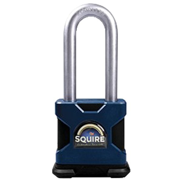 SQUIRE SS50S/2.5 Stronghold Steel 6 Pin Long Shackle Padlock