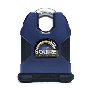SQUIRE Stronghold Closed Shackle Padlock Body Only To Take Scandinavian Oval Insert - L30678 - SS80C/SCAN/FCAM