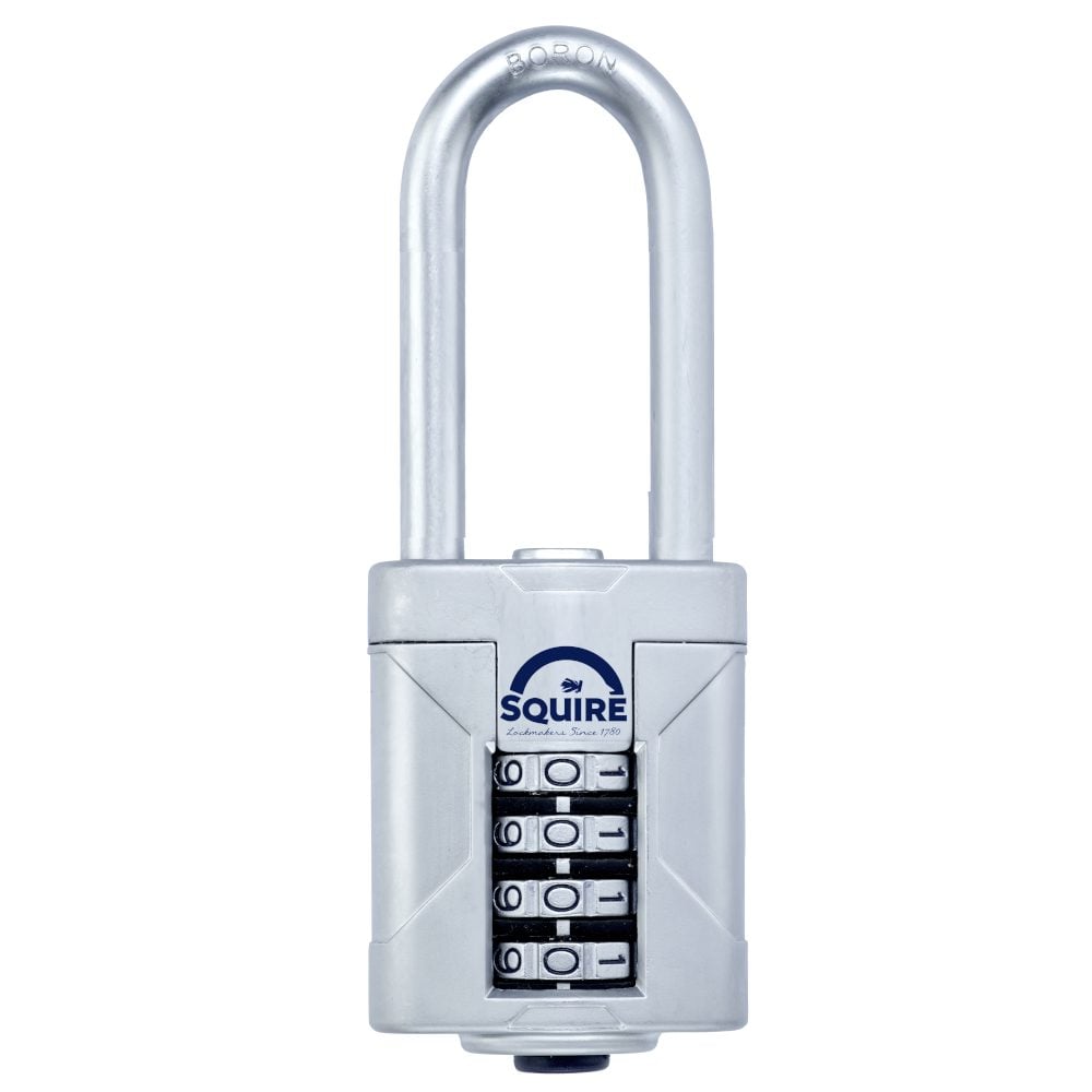 SQUIRE Vulcan Long Boron Shackle Combination Padlock