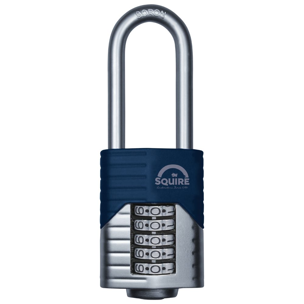 SQUIRE Vulcan Long Boron Shackle Combination Padlock