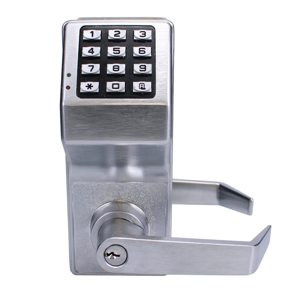 TRILOGY ALARM LOCK DL2700WP Battery Operated Digital Lock - L37175 - Satin Chrome - DL2700WP-26D/W54