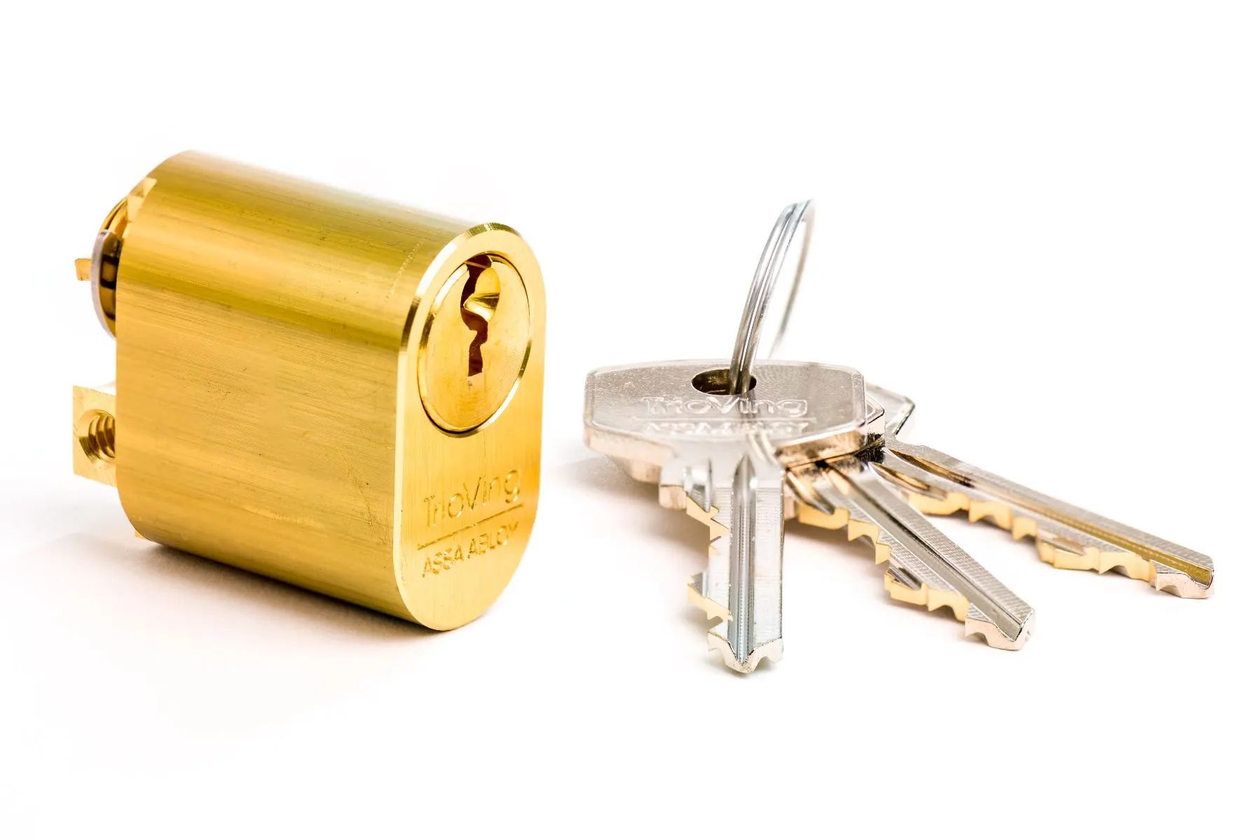 TrioVing 5520 Oval Cylinders - 8405000AF02 - Polished Brass