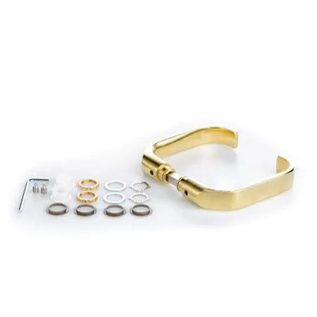 TrioVing 7363 Door Handles - 481442062CACA1 - Satin Brass