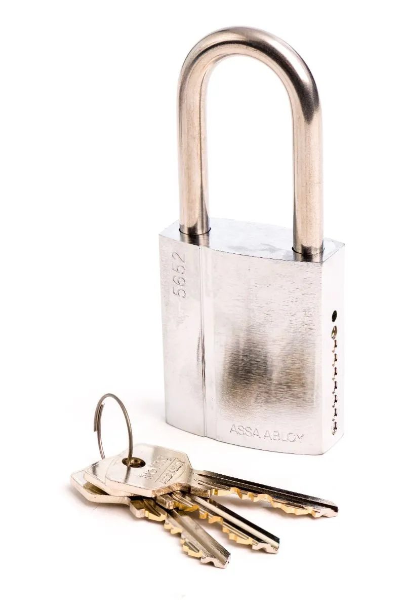 TrioVing Padlock 5652 Chrome - 8405221AE04 - Polished Chrome