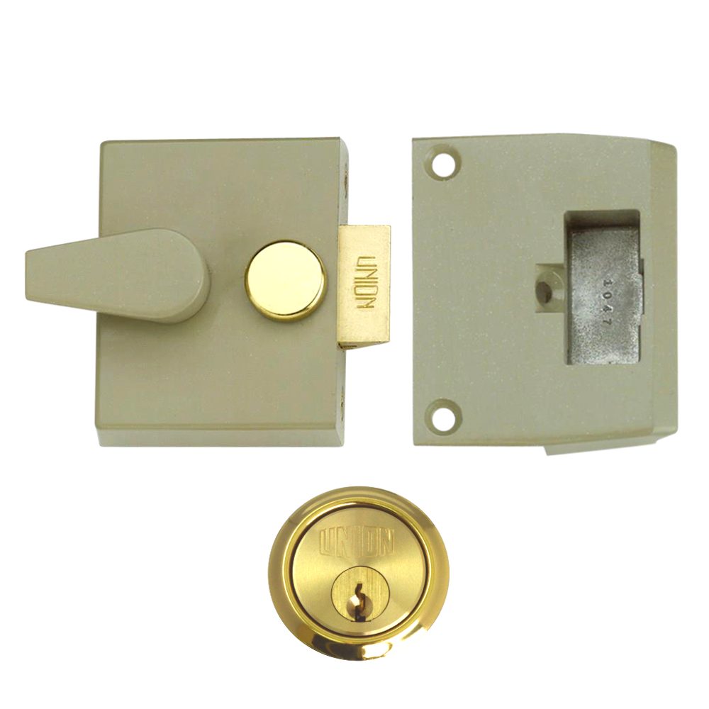 UNION 1026, 1027 &amp; 1028 Non-Deadlocking Nightlatch - L10042 - Y1027