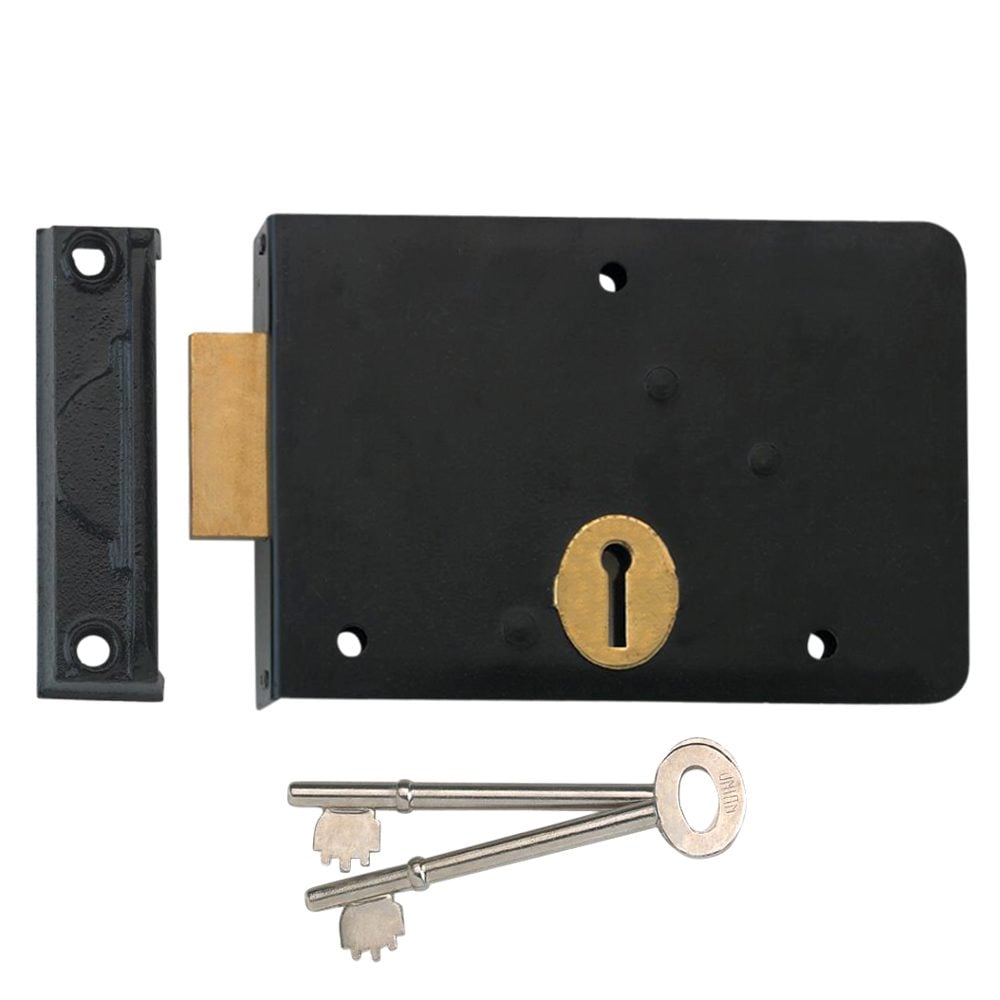 UNION 1139 3 Lever Rim Deadlock - 3532 - 1139