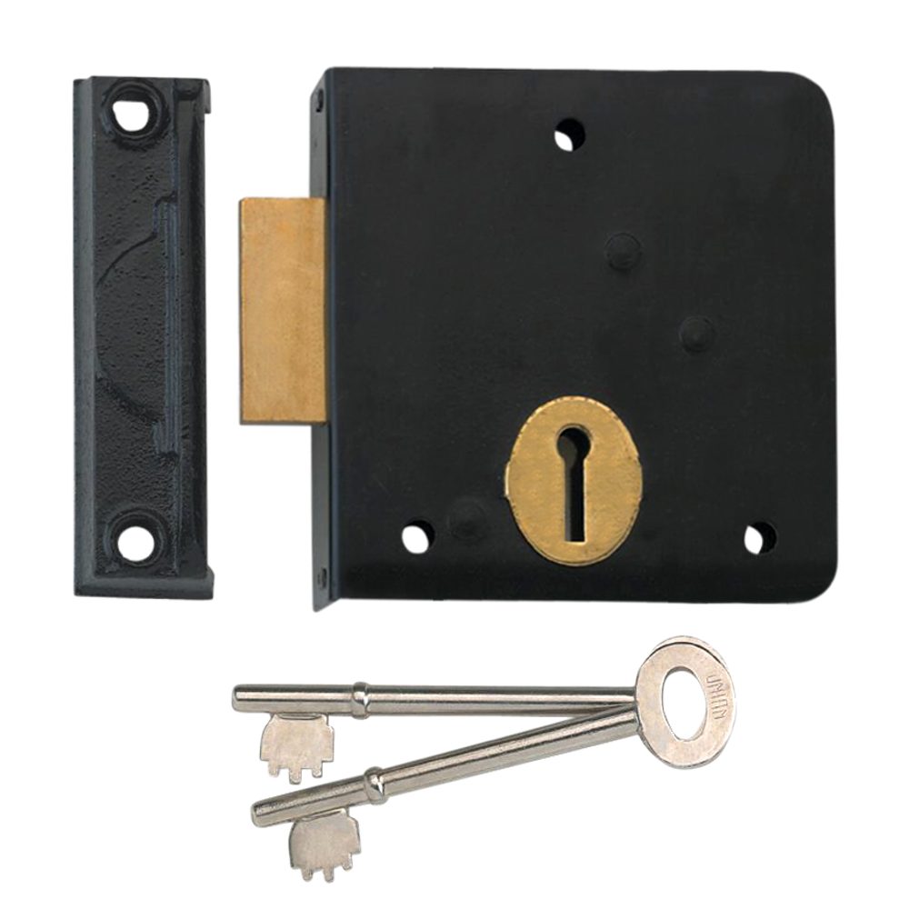 UNION 1139 3 Lever Rim Deadlock - 3527 - 1139