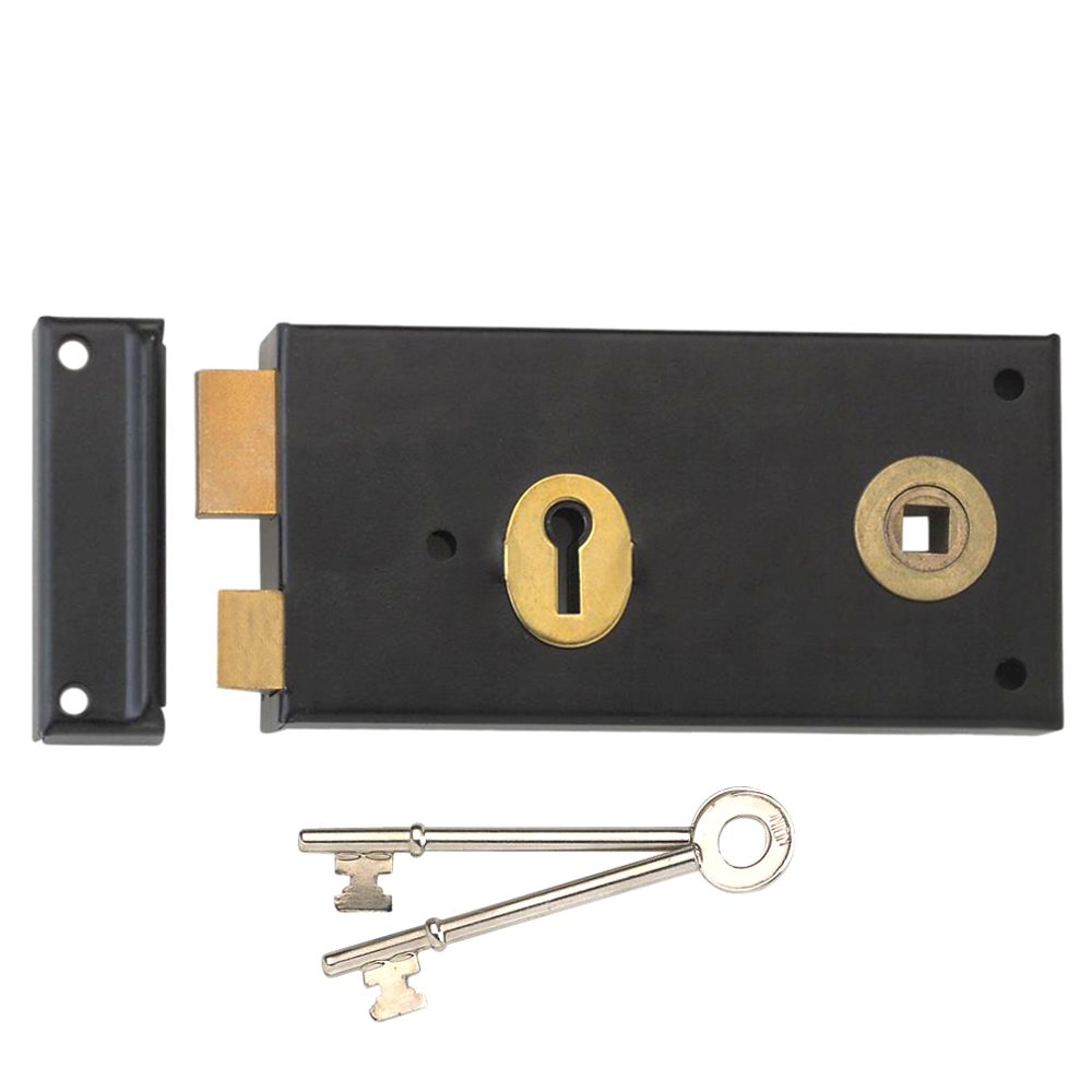 UNION 1465 3 Lever Double Handed Rimlock