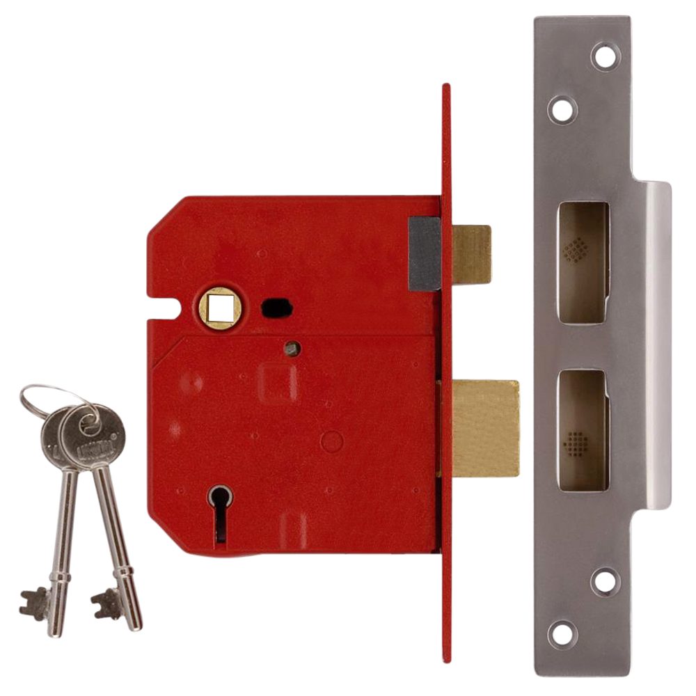 UNION 2234 5 Lever Sashlock - L10366 - Satin Chrome - 2234