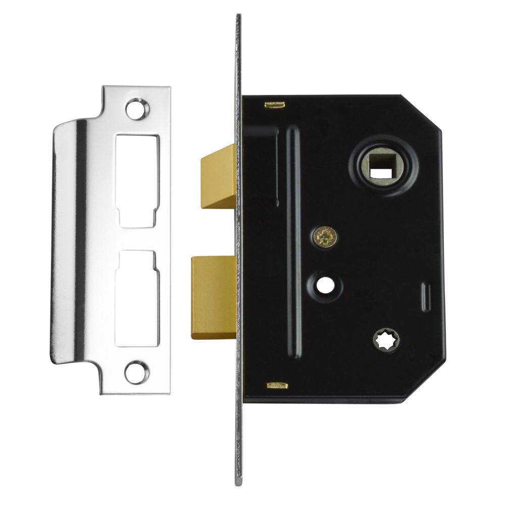 UNION 2294 Mortice Bathroom Lock - 3263 - Chrome Plated - 2294