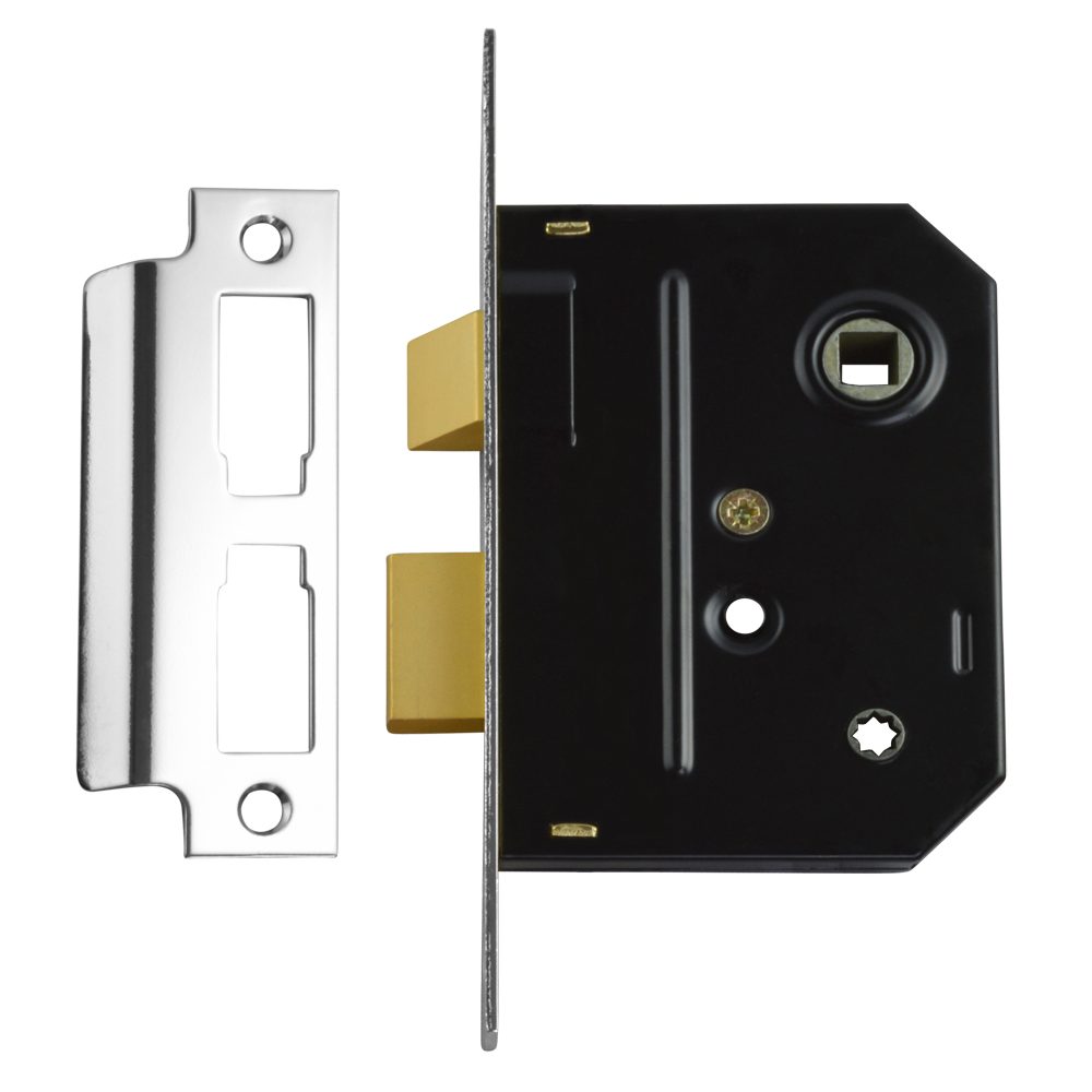 UNION 2294 Mortice Bathroom Lock - L13906 - Chrome Plated - Y2294