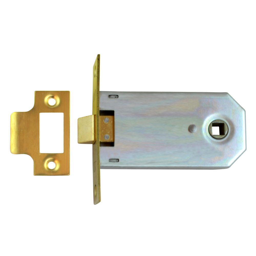UNION 2642 Mortice Latch - 10004 - Polished Brass - 2642